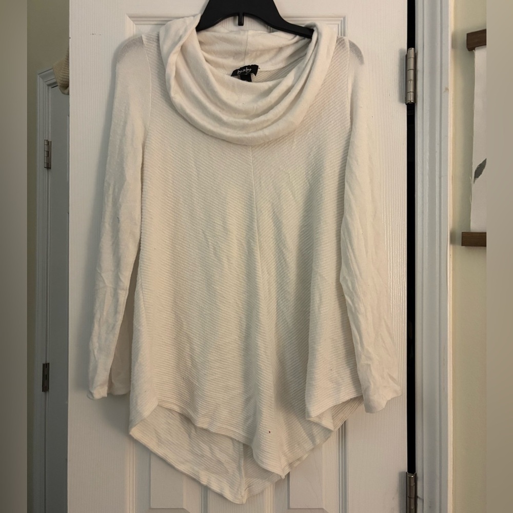 By&By Cream Cowl Neck Sweater
